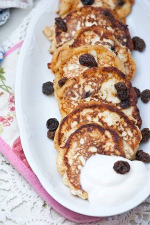 sweet cheese pancakes